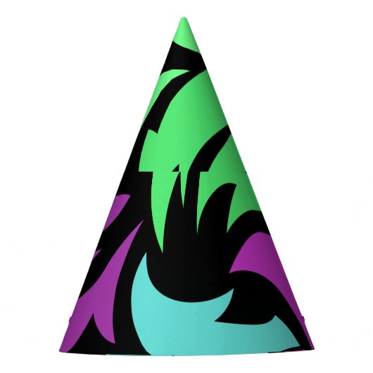 Blumen und Glamour Stilloser Sommer Partyhütchen (Vorderseite)