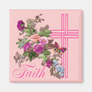 BLUMEN UND GLAUBE MAGNET