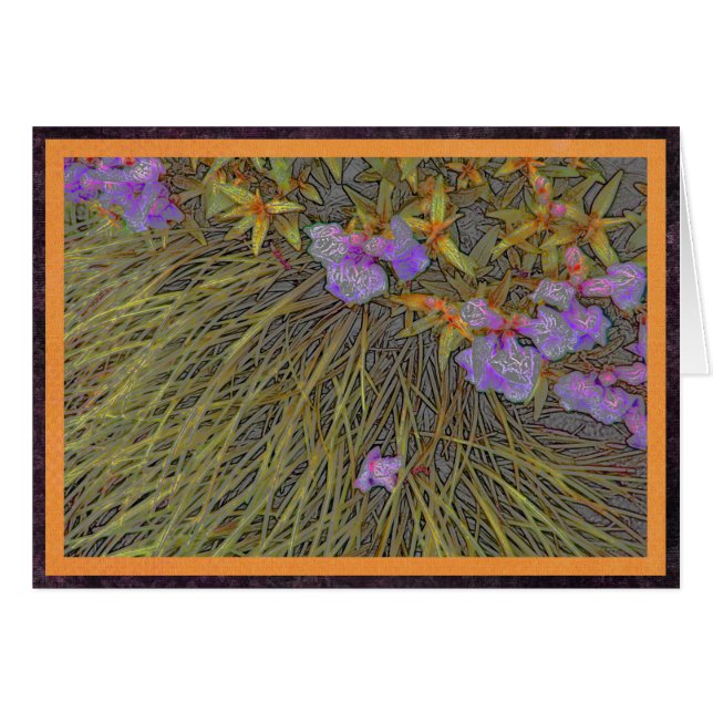 Blumen und Gras (Vorderseite (Horizontal))