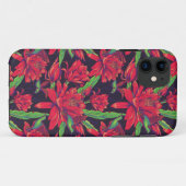 Blumen und Kolibris Case-Mate iPhone Hülle (Rückseite (Horizontal))