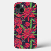 Blumen und Kolibris Case-Mate iPhone Hülle (Rückseite)