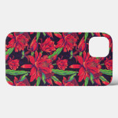 Blumen und Kolibris Case-Mate iPhone Hülle (Rückseite (Horizontal))