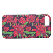 Blumen und Kolibris Case-Mate iPhone Hülle (Rückseite (Horizontal))