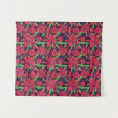 Blumen und Kolibris Wandteppich (Vorderseite (Horizontal))