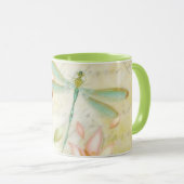 Blumen und Libelle Tasse (VorderseiteRechts)