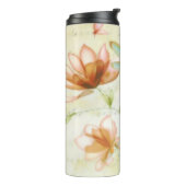 Blumen und Libelle Thermosbecher (Nach links gedreht)