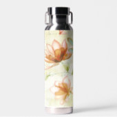 Blumen und Libelle  Trinkflasche (Vorne)