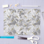 Blumen und Libellen Seidenpapier (Handwerk)