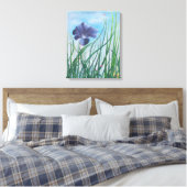Blumen und Marienkäfer Leinwanddruck (Insitu (Schlafzimmer))