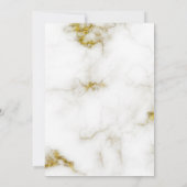 Blumen- und Marmordusche Einladung (Rückseite)