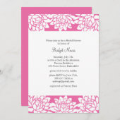 Blumen und moderne Brauerei Einladung (Vorne/Hinten)