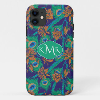Blumen und Monogramm der Feder-| Case-Mate iPhone Hülle