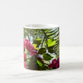 Blumen und Palme Kaffeetasse (Mittel)