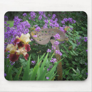 Blumen und Rost Mousepad