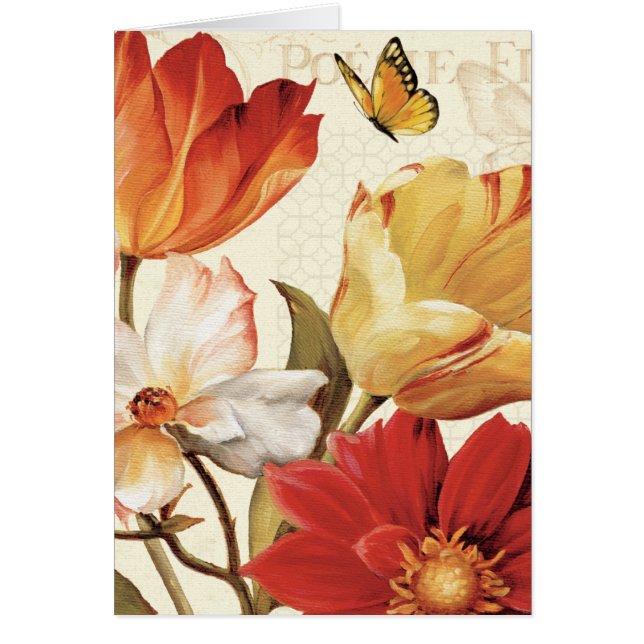 Blumen und Schmetterlinge (Vorne)