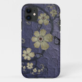 Blumen und Schmetterlinge Case-Mate iPhone Hülle (Rückseite)