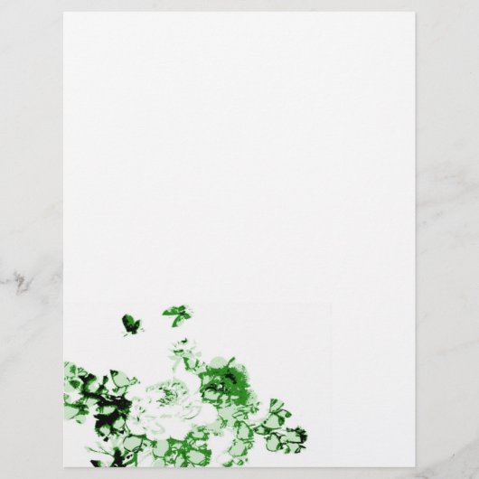 Blumen und Schmetterlinge Flyer (Vorne)