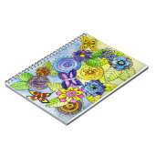 Blumen und Schmetterlinge Notizblock (Linke Seite)