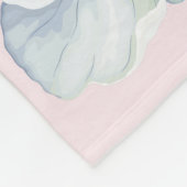 Blumen-und Schmetterlings-Fleece-Baby-Decke Fleecedecke (Ecke)