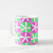 Blumen und Stellen Kaffeetasse (Vorderseite Links)