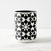 Blumen- und Stern-Kaffeetasse Tasse (Zentrum)