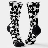 Blumen und Sterne Socken (Gewinkelt)