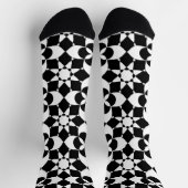 Blumen und Sterne Socken (Oben)