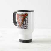 Blumen 'V' - Tasse (Vorderseite Links)