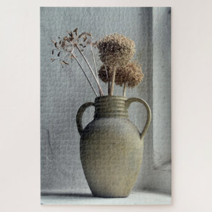 Blumen Vase der trockenen Blume Puzzle