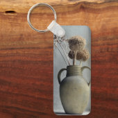 Blumen | Vase der trockenen Blume Schlüsselanhänger (Vorderseite)