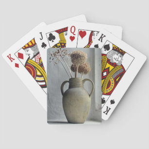 Blumen   Vase der trockenen Blume Spielkarten
