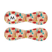 Blumen-, Vasen- und Flaschenmuster Baseball (Paneele)