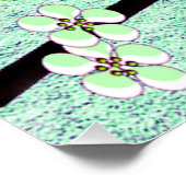 Blumen-Vibes Poster (Ecke)