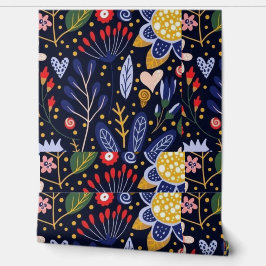 Blumen Vintag Tapete