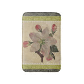 Blumen: Vintage Badematte (Vorderseite Vertikal)