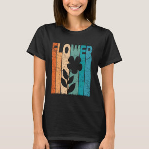 Blumen Vintage Botanische Blumenliebhaber Retro Fl T-Shirt