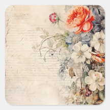 Blumen Vintage Collage 1b 1 von 4