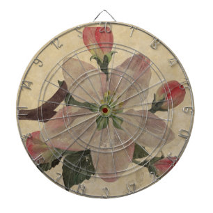 Blumen:Vintage Dartscheibe