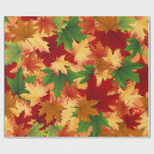 Blumen Vintage Geschenkpapier (Flach)