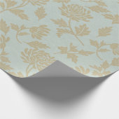 Blumen Vintage Geschenkpapier (Ecke)