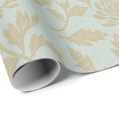 Blumen Vintage Geschenkpapier (Rolleneckpunkt)