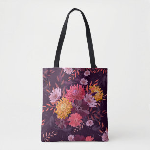 Blumen Vintage: Herbstgarten Pracht Tasche