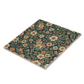Blumen-Vintage-Muster Fliese (Seite)