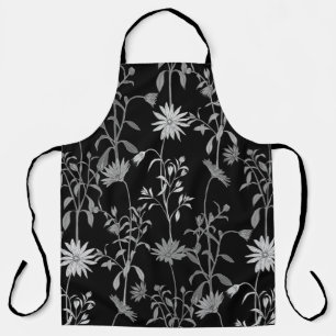 Blumen-Vintage: nahtloser Hintergrund für Einladun Schürze