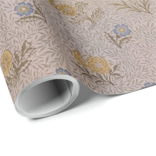 Blumen-Vintage-William-Morris-Pulver-Tapete W Geschenkpapier