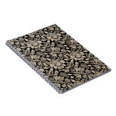 Blumen Vintages Hintergrund Notizblock (Rechte Seite)