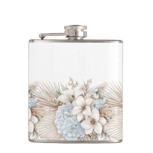 Blumen-Vinyl-umwickelte-Flasche Flachmann