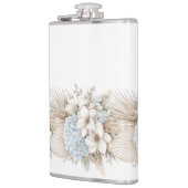 Blumen-Vinyl-umwickelte-Flasche Flachmann (Links)