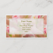 Blumen Visitenkarte (Rückseite)