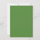 Blumen-Vogel-Kunst-Hochzeit Save The Date (Rückseite)